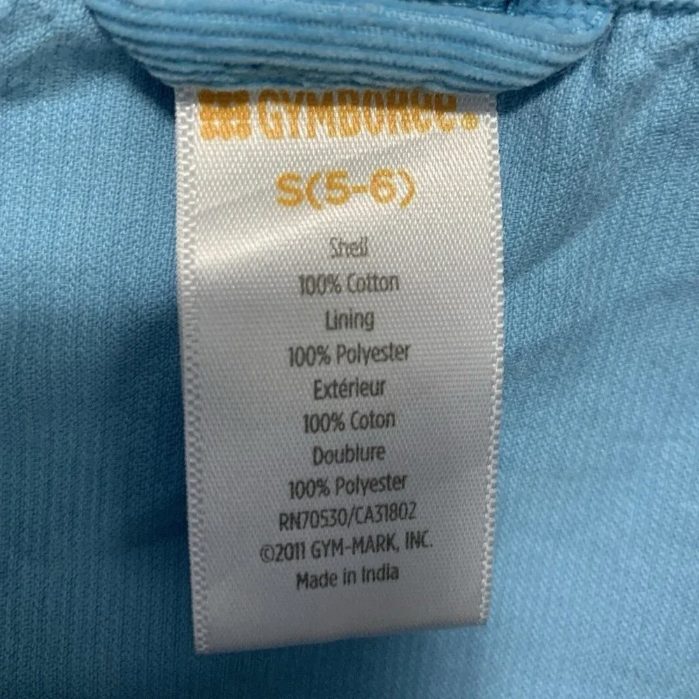 Gymboree Girls Blue Corduroy Double Breasted Peplum‎ Jacket Size Size 5/6 Cute